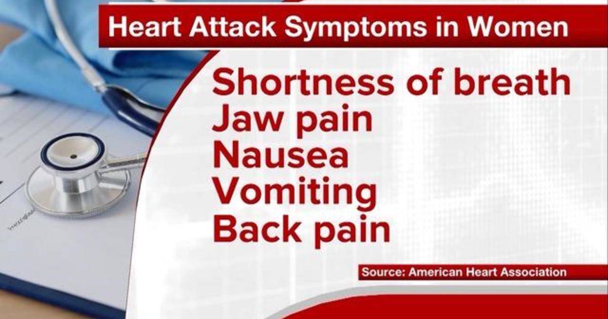 women's heart attack symptoms